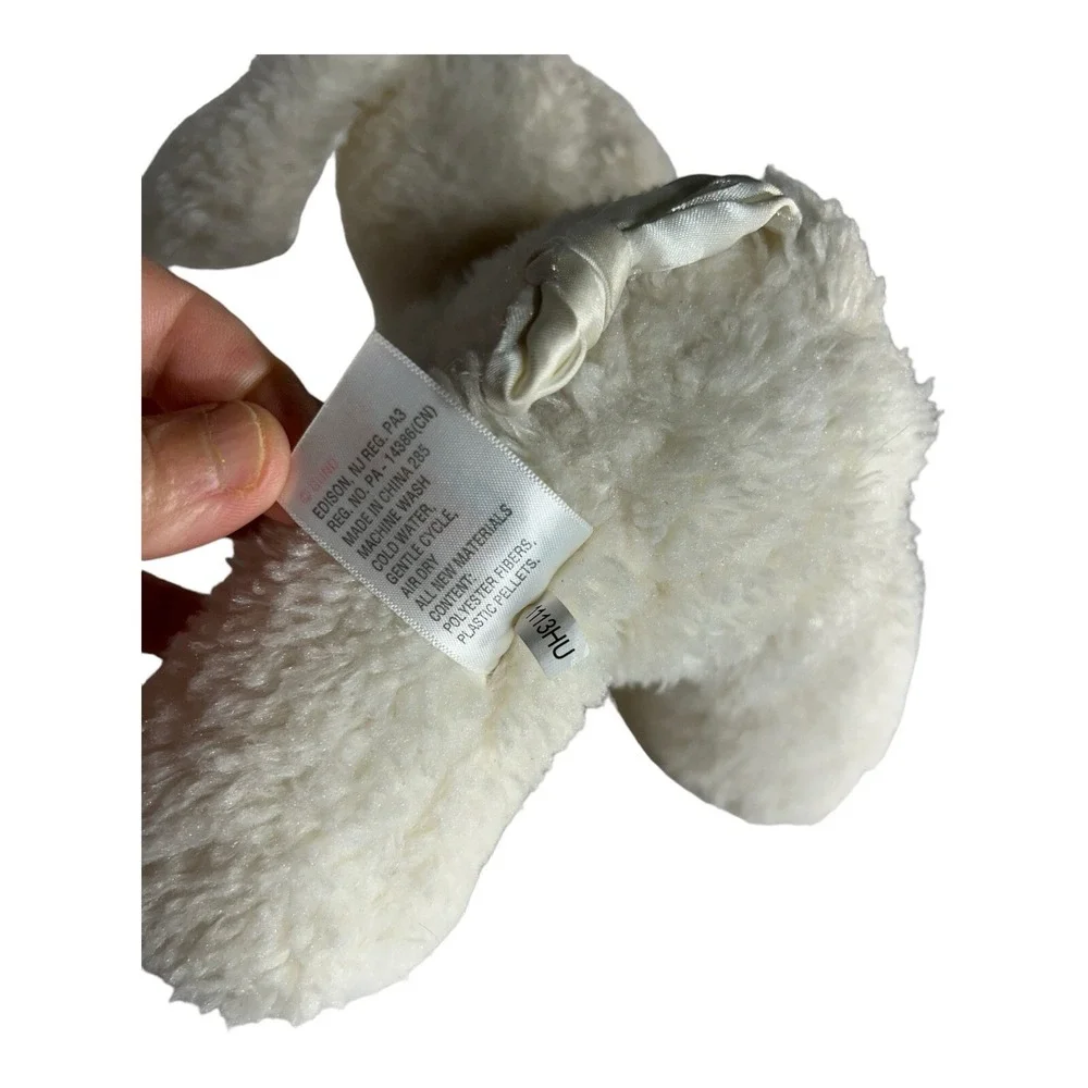 Baby‎ Gund FLUFFEY Puppy Dog White 10